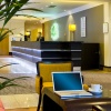 Reception area. Interior photography for Holiday Inn. Wembley